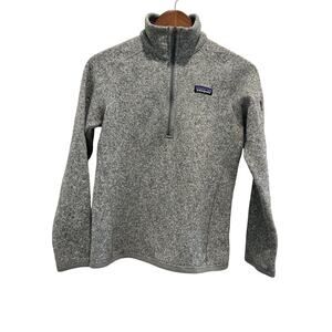 Patagonia Women’s Better Sweater 1/4 Zip Gray Size S Outdoor Pullover